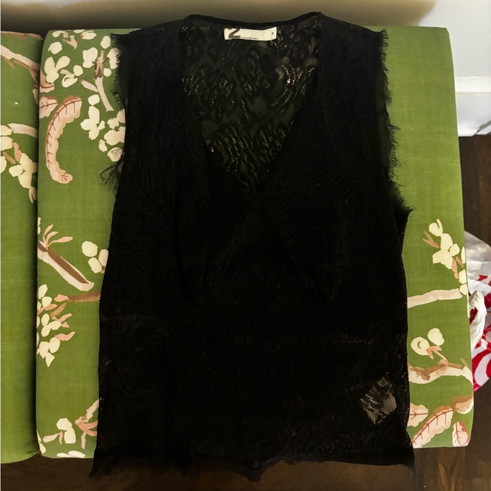 Elegant Black Lace Blouse